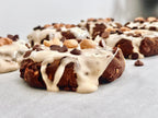 HALF POUND EACH • XL Bakery Style Chocolate Chunk Rocky Road Cookie Bombs w/ Caramelized Vanilla Marshmallow Topping