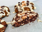 HALF POUND EACH • XL Bakery Style Chocolate Chunk Rocky Road Cookie Bombs w/ Caramelized Vanilla Marshmallow Topping